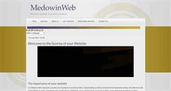 Desktop Screenshot of medowinweb.com